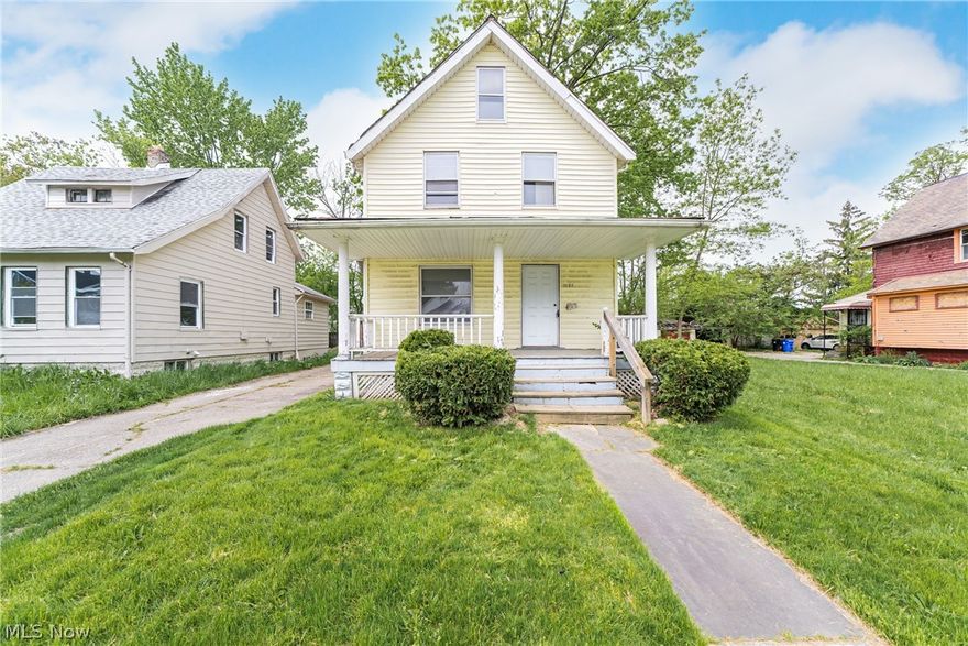 This home, located on Cleveland's southeast side near Lee and Harvard, is available through Cuyahoga Land Bank's Deed in Escrow program. Deed in Escrow homes are sold as-is and buyers can renovate them into their dream home or investment property. All major systems are in need of repair. Renovation specifications are provided by the Land Bank including estimated renovation costs. The Land Bank retains ownership of the property until renovation specifications are complete. Completed application and signed liability waiver are required to view the property. Up to $15,000 in renovation assistance may be available for eligible owner occupants!