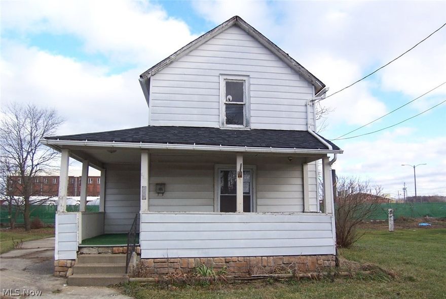 HUD CASE #412-538317. Spacious home with wrap around porch with detached garage. Full basement, unfinished. Home being Sold "AS IS". Seller will NOT make repairs. Buyer is responsible for cost/completion of any/all inspections and responsible for due diligence and inquiry of all property information/condition. This home is UI (Uninsured). Pre-approval or proof of funds must be presented with offers. Buyer to assume any and all expenses for inspections. Visit Sage Acquisitions and HudHomeStore websites for more information and property disclosure.  Check it out! Equal Housing Opportunity.