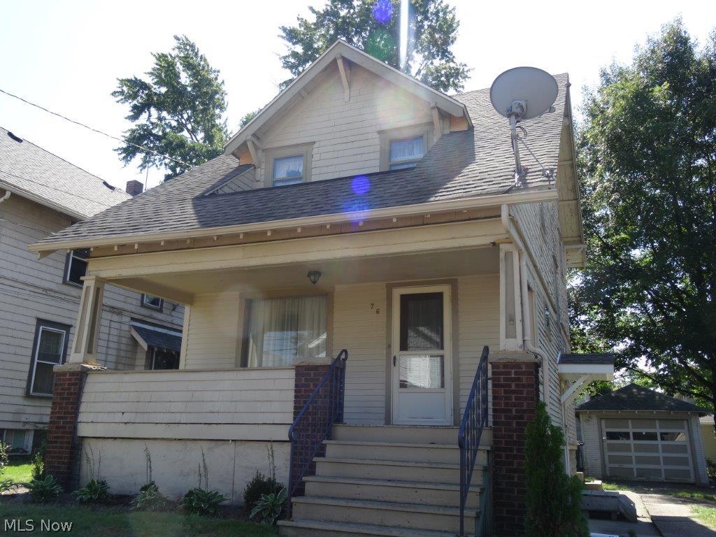 Excellent investment or first time buyer opportunity! Spacious colonial features a traditional floor plan, huge front porch, 3 bedrooms, one bath, full basement, one car garage. Priced to sell quickly!