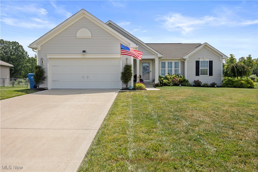 This home has all the bells and whistles, located in Windemere Place! Beautiful ranch with open floor plan, 9' ceilings, 3 bedrooms, 3 full bathrooms, and glamour kitchen and finished basement. Located on .41 acre lot with pond at rear of property and no rear neighbor. Three spacious bedrooms and 3 full baths. Tree-lined streets with sidewalks and curbs. Meticulously landscaped. This stunning home feels like a model home when you walk inside. Recessed lighting throughout. Step inside and enjoy the spacious great room with large dining area, family room and dream kitchen combined. The kitchen has a giant center island with quartz countertops, floor to ceiling cabinets, and top of the line, stainless GE Profile appliances that stay. Sliding glass door leads to the deck on the back of the home so you can enjoy the views of the pond, and all that nature has to offer. Solid surface LVT flooring throughout the great room. Spacious Master bedroom has large walk-in closet and on-suite master bath with large walk-in shower with two shower heads, tiled walls, and bench seat. There’s a nice laundry room off of the kitchen with top of the line, whirlpool washer and dryer. Two guest bedrooms and a full guest bathroom complete the first floor.
The huge, finished basement is large enough for an in-home theater. It has plush carpet and recessed lighting and a full bath with a walk-in shower, as well. There’s an unfinished potential fourth bedroom or office waiting to be finished, plus a giant storage room. High-efficiency gas furnace and 50 gallon hot water tank. Large paved driveway. Brand new 20x10' shed just purchased last year for $6500. Close to downtown Wellington and major routes. Make your appointment today to see this incredible home! You'll be glad you did!