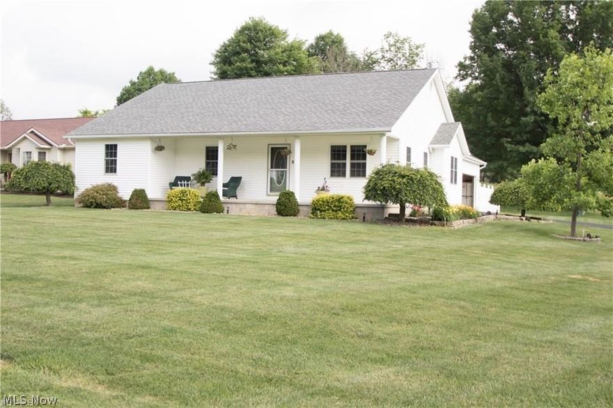 Well maintained 3 bedroom 2 bath ranch home in a great Salem neighborhood. This home features a large corner lot, newer vinyl fencing, covered back deck, patio, (hot tub is negotiable!) an 8x12 shed, and a 2 car attached garage. Inside the home boasts much more! Open concept floor plan with easy one level living. The house has an updated kitchen with breakfast bar, 1st floor laundry, formal dining room, and a spacious living room. 3 bedrooms and 2 full baths include a master bedroom suite with walk in closet and master bathroom. Full 12 course basement with glass block windows is unfinished - great for storage - or can be finished to meet your needs! All appliances are negotiable. Home warranty is provided for worry free purchase. Call today!