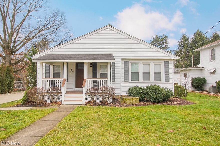 Nestled nicely in the historic Village of Milan, this wonderfully remodeled home is sure to delight. This home offers prime location a few blocks from the town square, Edison Park, and across the street from the local elementary.  New, durable vinyl flooring and fresh carpet line the professionally painted interior boasting a neutral color scheme. White shaker cabinetry, custom built concrete counters are the focal point of a marvelous, attractive kitchen. A spacious bathroom area features a surround with marble accent tile and trendy luxury vinyl tile flooring. The amazing interior is matched with quality updates throughout the home's exterior space. New front porch construction provides a nice place to relax, and gives the home great curb appeal. A brand new driveway, garage pad, and spacious rear patio have been added in the fall of 2020. Kitchen appliances (2019), Front porch (2020), Concrete (2020), Interior remodel (2020). Do not miss the opportunity to own in beautiful Milan, Oh