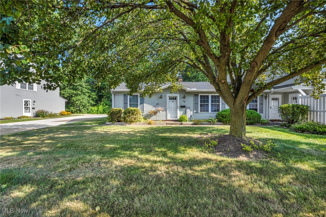 Welcome home to this TURNKEY, end-unit ranch condo in the heart of Mentor! Featuring 2 bedrooms and 1 full bath, this home is perfect for first-time buyers or those seeking easy, low-maintenance living. The stylishly updated kitchen boasts granite countertops and stainless steel appliances, while the open layout offers new flooring and abundant natural light. Step outside to enjoy your private fenced-in patio and the added privacy of green space. An oversized garage provides parking plus extra storage. Low monthly HOA fees include access to the community’s inground pool, clubhouse, and playground. Centrally located near shopping, dining, and major highways, this property combines comfort, convenience, and community amenities all in one. Don’t miss this Mentor gem—it’s truly move-in ready!