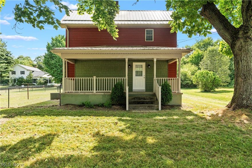 Welcome to this Century home in Sebring Ohio! Make your way onto the cozy front porch and through to the large living room space. To the back of the home is a large kitchen with fresh wooden cabinets with industrial style hardware, Stainless steel gas range, and a large pantry. Enjoy the ease of the first floor laundry/half bath space that has a large vanity sink that has lots of storage space. Upstairs are three spacious bedrooms, two of which have large closet space with built in shelving. Finishing off this floor is a large bath with a shower tub combo and pedestal sink with vanity. The attic has an large unfinished space (12x26) that has potential to become additional flex space. The basement has a large unfinished space (567 sqft) that has rubber tile flooring and is great for additional flex space. There are two more storage areas with one section having built in shelves. Make your way to the fully fenced back yard and out to the oversized garage(25x33) with heat/electric, a built in work table with shelving and a full loft space (33x12). Don't miss a chance to see this awesome home! Schedule with us today!