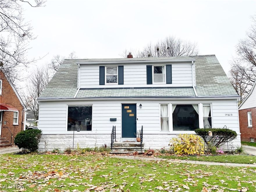 Step right into your beautiful and spacious Cape Cod! This home as 4 very large bedrooms with 2 full baths. It boasts tons of recent updates: furnace 2017, tankless hot water heater 2018, remodeled kitchen 2017, both full bathrooms 2019, updated electrical 2017, exterior repainted (2023), newer kitchen appliances and washer/dryer (2023), exterior paint, and gutter helmet (2023).  Beautiful hardwood floors in most rooms. Spacious living room & dining room with French doors. Updated eat-in kitchen with gorgeous cabinets, granite counters and stainless steel appliances. 2 large BR’s & full bath 1st floor and 2 large BR’s and full bath up. A partial privacy fence lines a beautifully landscaped backyard for entertaining! Rec room with glass block windows. Large utility, work area, and storage. Two car garage. Great location close to hospitals, colleges, shopping, restaurants and University Circle. ** One year Cinch Home Warranty is offered and paid for by seller for peace of mind **