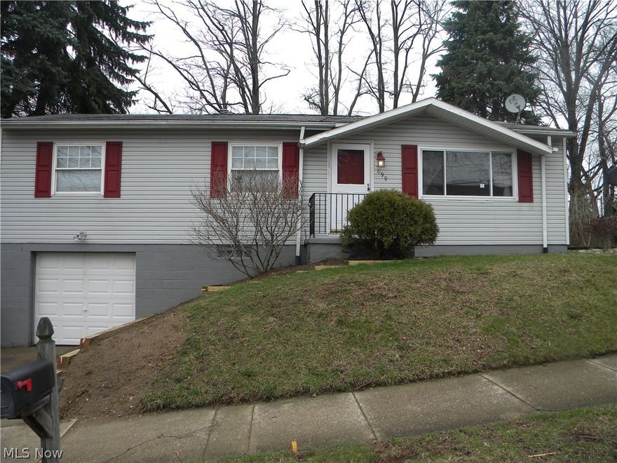 Can't miss this beautiful remodeled raised ranch 3 bed 1.5 bath, attached garage, with a great privet back yard.  New Flooring, new hot water tank and central air conditioner, glass block windows, and both bathrooms remodeled. New Flooring, full Kitchen updates, and much more.  Close to shopping and highways, quick closing........Move in ready!