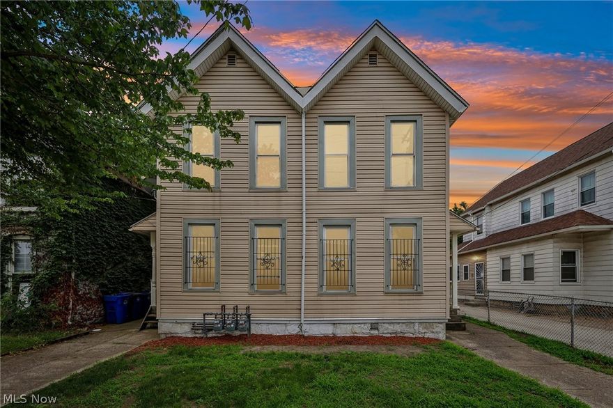 Great Investment opportunity in the sought after Asia Town/Goodrich-Kirkland Park community. This Triplex is in the heart of EVERYTHING, minutes to downtown, sporting events, concerts, Amazing restaurants, night life and Cleveland State. Two of the Three units are occupied. These units are modern and well maintained by great tenants that would like to stay. The vacant unit has been updated in 2024 with quartz countertops, new cabinets, new flooring, new modern light fixtures, freshly painted, custom tile work in the updated bath, 1st floor laundry. This is a perfect unit for a owner to live in. Roof, windows, furnace, Tankless water tank all new in 2023.