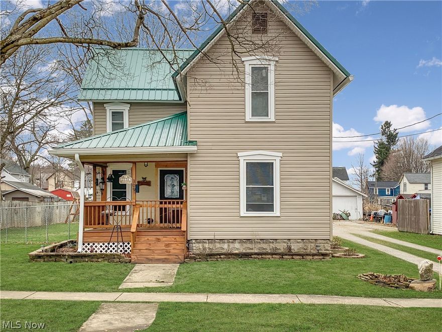 Beautiful Lodi home close to downtown! This home features three bedrooms and two full bathrooms. This home has had updates galore. New front porch and front door welcoming you into the home. The kitchen has also been updated with new cabinetry and countertops as well as flooring. The home has a beautiful wooden deck on the back that connects to the fenced in back yard as well perfect for entertaining or your favorite pet. In the rear of the home you will also notice a nice size two car detached garage as well as a shed. The main floor also features the first of the bedrooms. As you walk up the beautiful wooden staircase to the second floor you will come to the second full bathroom as well as a hallway leading you to the bedrooms. The largest bedroom has two large closets. There is also a fourth room that is connected to the third bedroom that could be used as a bedroom. Make this your next home today!