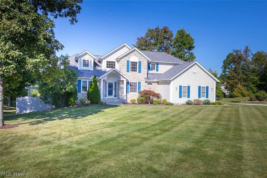 Beautifully maintained & updated 4+ bedroom, 3-1/2 bath home. 2 story foyer welcomes you into this luxurious home with a vaulted Great Room and gas, stone front fireplace. Kitchen is steps away & outfitted for the chef in you w/granite counters & stainless appliances, lots of cabinets, gas range w/double ovens, large seating area, wine cooler, pantry, outside door to a great deck for outdoor dining. Formal dining room has tray ceiling, 1st floor master also has a tray ceiling, walk in California design closet, private bath w/jetted tub, separate shower & water closet. 1/2 guest bath & utility room make up the 1st floor. Upstairs 3 bedrooms, bath & floored attic storage. Walkout LL is a complete additional living area perfect for in laws, kids or guests. It has a family room, complete kitchen, bath, bedroom & 2 additional bonus rooms for an office, workout room, hobby room, wine room, you name it! Also a large storage area w/the mechanicals for the house. 3 car garage & a beautiful yard