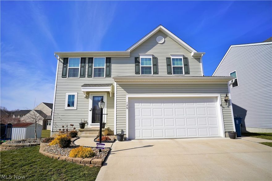 Beautiful Colonial, newer construction, well maintained home in a family friendly neighborhood. Large Master Bedroom, 2 nice size bedrooms, 2 Full Baths upstairs and convenient 1/2 Bath on main floor.  Open feel kitchen with stainless steel appliances and attached morning room has charming french doors that lead to the deck. Nice sized back yard with a shed for outdoor storage. Spacious Great Room joins with the Kitchen, making it an ideal spot for entertaining and quality family time. Convenient two car attached garage.