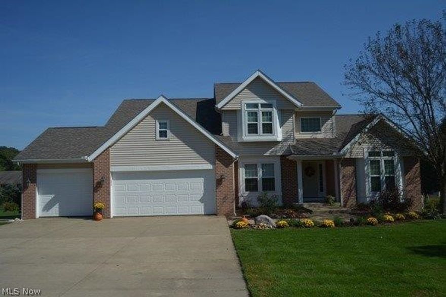 Located near Mohican State Park and Amish Country this well maintained custom executive home w/4 bedrooms & 3½ baths is ideal. 1st floor master suite & vaulted great room both painted & carpeted (2017); ceramic entry & gourmet kitchen w granite island & Corian countertops & SS appliances (2017), laundry room via pocket door off kitchen; finished lower level w large office, kitchenette, multi task room and bathroom w/shower; 3 car garage; lots of storage space and a deck w Azek flooring; ½ acre lot; Updates: HVAC (2021), water heater (2021), roof (2015), windows (2014). Move in ready!!