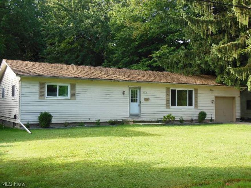 Clean and move-in ready ranch in "old Mentor area". This 3 bedroom 2 1/2 bath ranch offers kitchen with oak cabinets and all appliances. Family room with French door to backyard. Full basement with full bath and laundry room. Also, lower level offers play room, workout room, office or whatever you wish. Half bath off of master bedroom. 1 car attached garage. Spacious and private backyard.