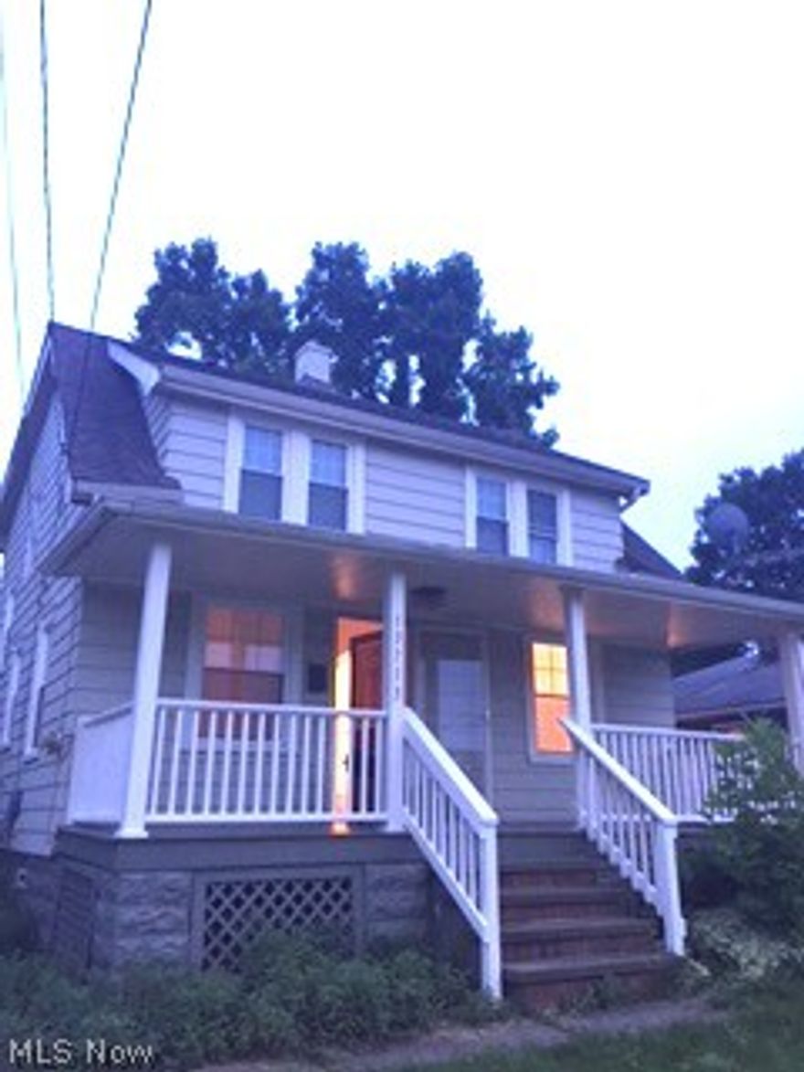 Cozy updated home, laminate floors in kitchen with appliances, plenty of cabinet space. First floor remodeled half bath, three bedrooms w/hardwood floors. Partially finished basement with ceramic tiles. One car garage, side door entrance.