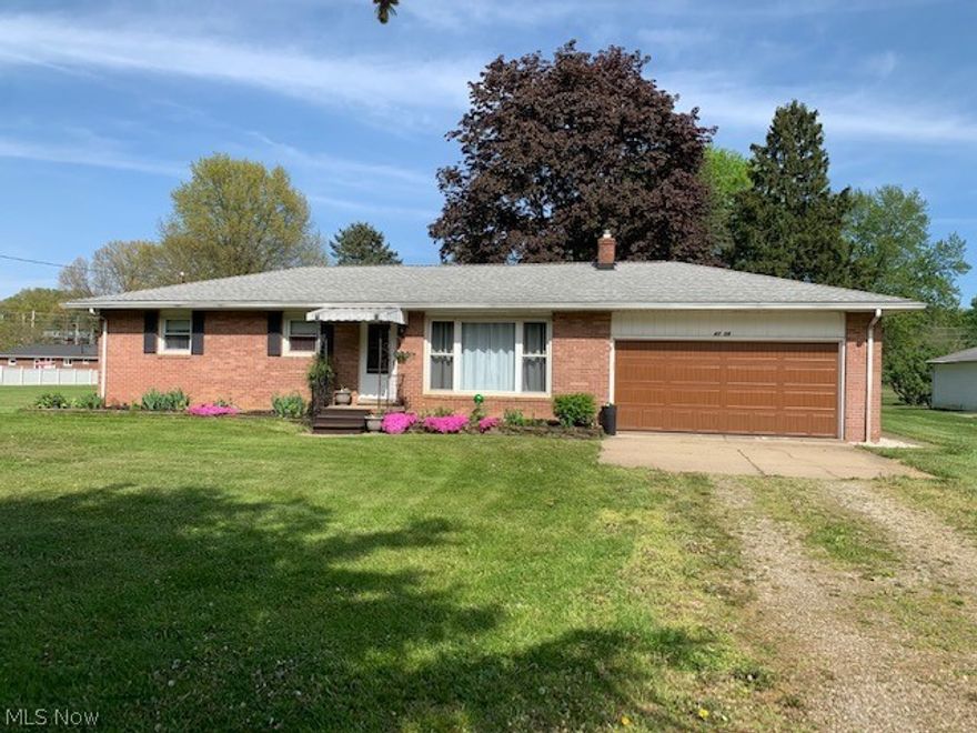 Love where you Live! This Jackson Twp  home is ready for a new owner. This all brick ranch has been very well maintained. Upon entry you will notice the large family room with refinished natural wood flooring and plenty of sunlight from the large picture window. The kitchen offers newer stainless steel appliances with ample amount of cupboards and counter top space for baking and updated flooring. Just off the kitchen a new sliding glass door leads you outside to a very large backyard perfect for a pool or playset. The home features three spacious bedrooms and an updated bathroom with new flooring and vanity. Additional updates include new garage door, newer furnace and central air, newer hot water tank, new roof on shed, new front and office door and finally a  waterproofed basement. Welcome Home.