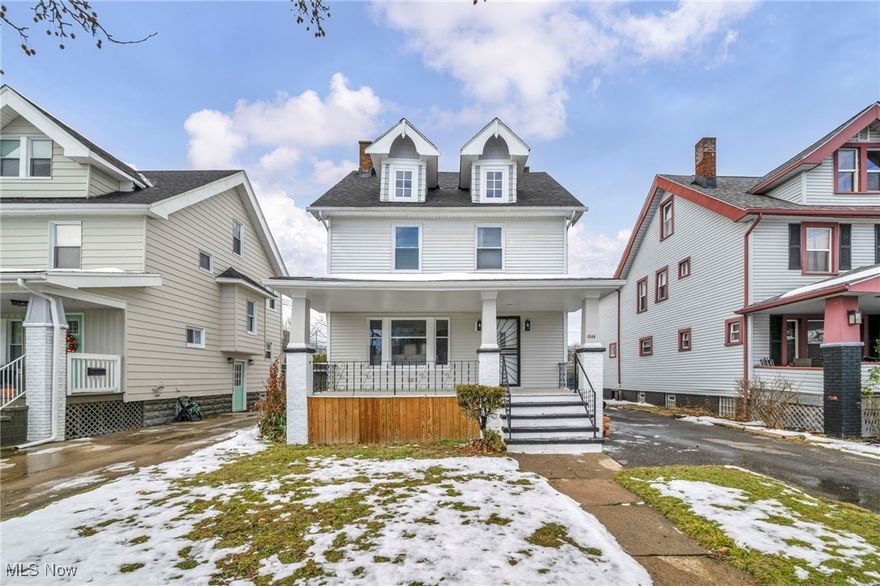 Welcome home to this beautifully renovated Shaker Heights gem, fully updated from top to bottom with exceptional quality and craftsmanship throughout. Ideally located near the highly desirable Van Aken shopping and dining district, this home offers the perfect blend of classic charm and modern living. Featuring 4 spacious bedrooms and 2 full baths, this home boasts a thoughtfully designed open-concept first floor that’s ideal for both everyday living and entertaining. The large living room overlooks a beautiful front porch and allows so much light to come in while offering a cozy fireplace. The brand-new gourmet kitchen is a showstopper, showcasing stylish finishes, modern white cabinetry, sleek quartz countertops, and new stainless appliances, perfect for today’s buyer. The kitchen flows into the huge dining area, great for hosting. Upstairs, you’ll find three generously sized bedrooms on one level, along with a beautifully updated ensuite bath to the master bedroom. Each room also has large closets! The third floor offers a great fourth bedroom, ideal for a private primary suite, playroom, or guest retreat! The basement is so spacious and offers plenty of room for storage and laundry area. Outside, enjoy a charming, low-maintenance yard and a detached garage, completing this exceptional property. Countless thoughtful updates that truly make this home move-in ready, not only include fresh paint, new flooring, kitchen, and baths; but also updated plumbing lines, central AC, electrical panel and more! With its prime location, quality renovations, and timeless appeal, this Shaker Heights home is a must-see!