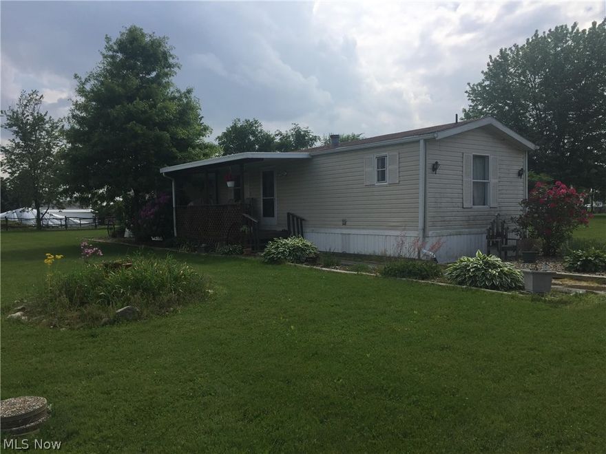 Enjoy country living in this well kept 3 bedroom, 2 bath home sittin on 2.2 acres converted to real estate.
Northwestern school district.  Propane fireplace in living room, new HWT and pressure tank in last few years, 
as well as heat pump/ac unit and new light fixtures.  Includes all appliances, two storage sheds, swing set and 
dog kennel.