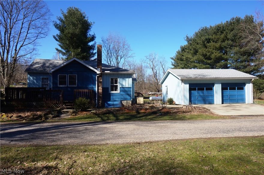 Nice home with 1.3 acres close to West Holmes High School.  This 1,540 square foot house has three bedrooms and one and half baths.  The basement offers additional space for a family rooom, bedroom, and plenty of storage.  The property also features a two car detached garage and a standby Gaurdian generator.  The flat backyard is great for gardening and many outdoor activities.  Schedule your showing today.  This property will not last long for this location.