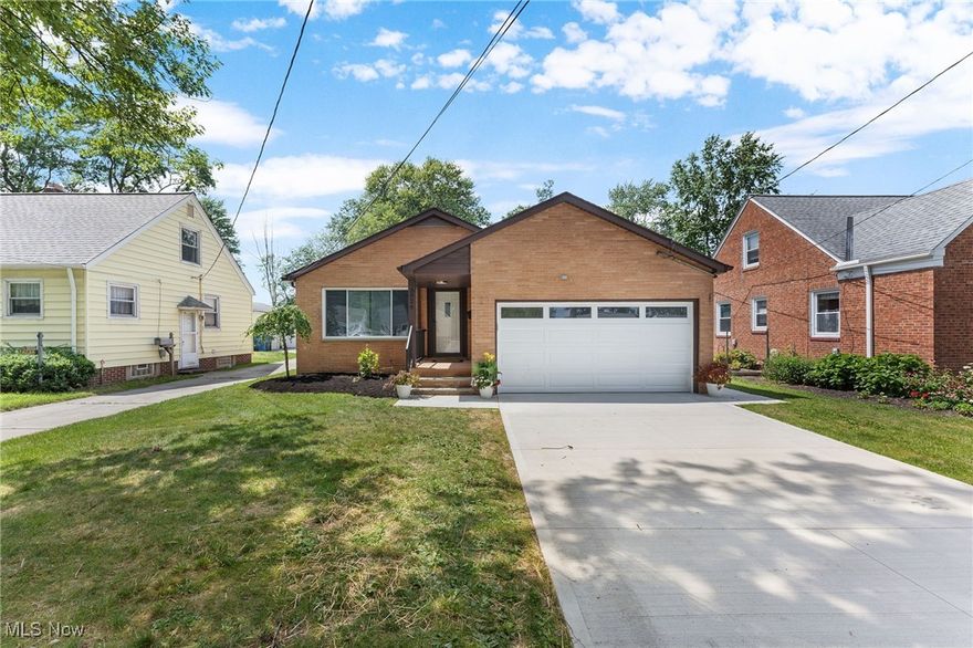 Great Ranch brick house with an attached 2 Cars Garage, very well located in Fairview Park , 5 minutes walking distance from West Gate mall and the nice shopping centers and restaurants , easy access to I-90 and major highways, Recently renovated and remodelled (2024) and now has a total of 5 Bedrooms, and 3 Full Bathrooms, completely renovated, interior has newer Kitchen with Granite Counter Tops, with newer stainless steel appliances , full tiles backsplash, and an open floor plan with 4 bedrooms,  dining area, Living room and two full bathroom in the first floor. One of the room is an Owner Suite, an extra Large Bedroom in the Basement with Full Bathroom , newer luxury vinyl flooring , and newer carpet in Basement room, Newer central Air conditioning system and newer furnace and water tank, newer windows and many other improvements.