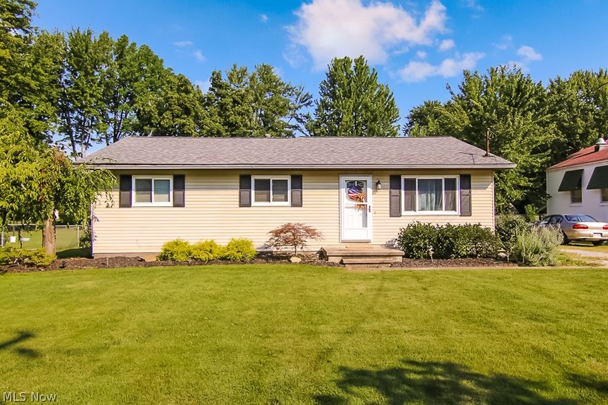 The Desirable City of North Ridgeville with 4.3 ACRES, POND with relaxing dock, oversized 3 plus car garage/workshop and a COMPLETLEY REMODELED ranch home with a modern interior and full basement! Nicely updated kitchen that includes new white kitchen including glass tile back splash, premium appliances and more. Newer siding,windows and roof and more.  Large area of the back yard in fenced! So much more call today for your private tour...