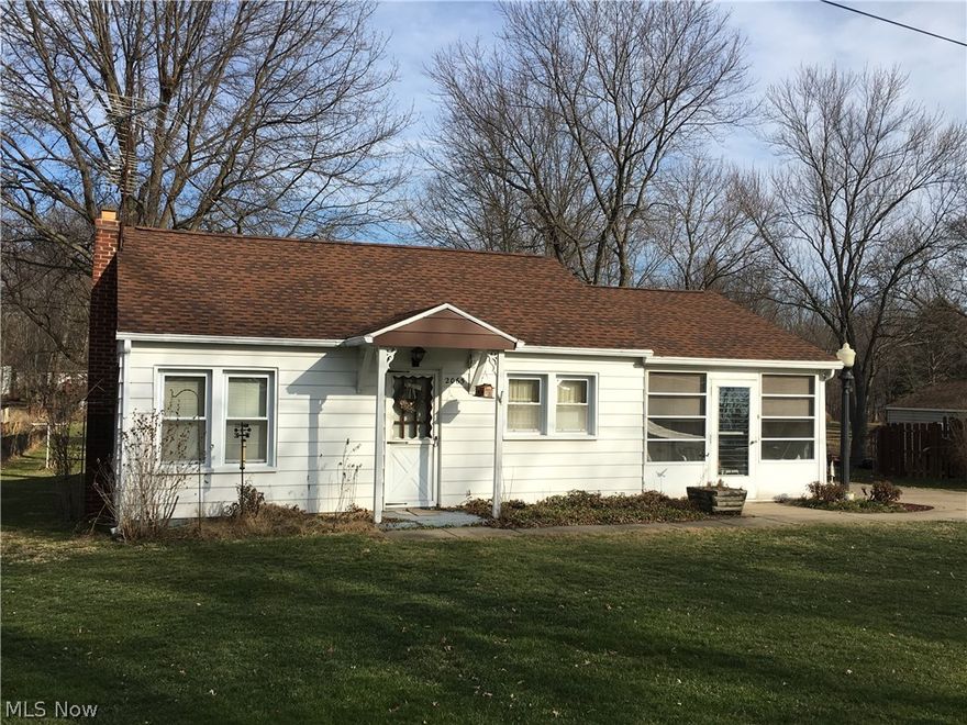 Would you like one floor living? Well here you are...this charming ranch offers a beautiful 75x343 lot (just over half acre), 1-1/2 baths, 3 bedrooms, 2 car garage with workshop area and opener, large livingroom (24x11). Central air, gas fireplace, applianced kitchen, enclosed porch, storage shed and a Home Warranty! Home sale will settle an estate..Call today for a private showing!