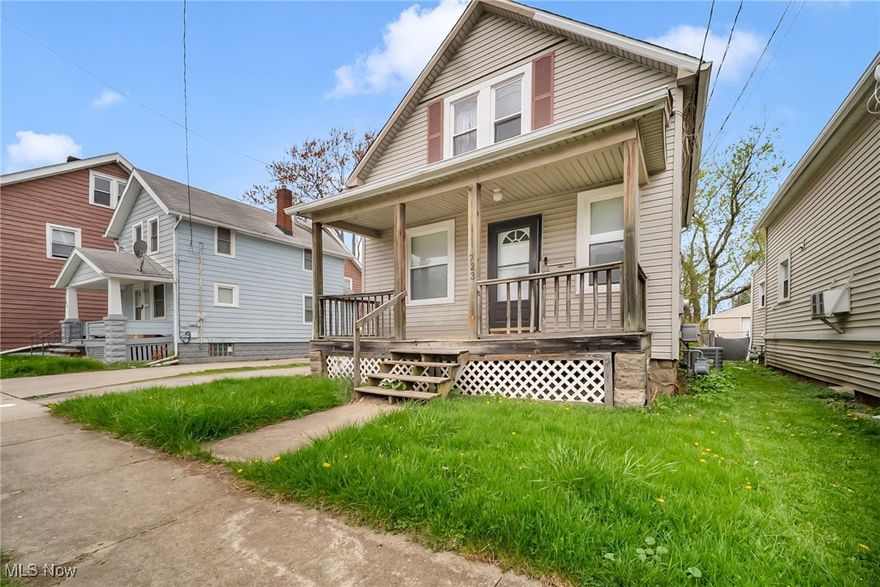 Discover this fantastic investment opportunity on Lorain's desirable east side! This well-maintained vinyl-sided property features updated vinyl windows and numerous recent improvements. Currently generating $1,100 per month in rental income, with the owner covering water, sewer, and trash services, while the tenant is responsible for all other utilities and provides their own appliances. Don't miss out on this income-producing gem—schedule your showing today before it's gone!