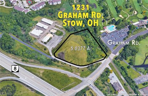 Vacant Land For Sale - 1231 Graham Road<br/> Stow, OH 44224