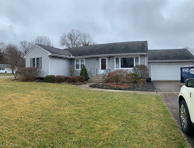 Such a SWEET,Calm area in Amherst Twp. sits this 3 Bedroom Ranch Home,with an Additional built square footage by seller. This darling Ranch features 2 Full bathrooms, Sellers added an ensuite full bathroom in Primary Bedroom. Other additions by seller is Central Air Conditioner, Laundry placed into the previous main bathroom,on main first floor, and changed sewer from septic to Public Sewer and finally professional landscaping. Kitchen was updated in 2021. with some updated appliances,counters and flooring along with dining room and newer carpeting. Fans with Lighting throughout the home. Also there is two sump pumps. New H2O, Xtra heater in full basement and updated electrical panel. The home also features a wooden deck, along with a large cobblestone patio. Baseboard heat, Boiler, gas stove,public water,some newer windows. The Garage has a key pad, remote openers, and a drain and also feauters an additional storage room area the same width of the garage, with a man door to deck and a double wide door to backyard. Basement is unfinished