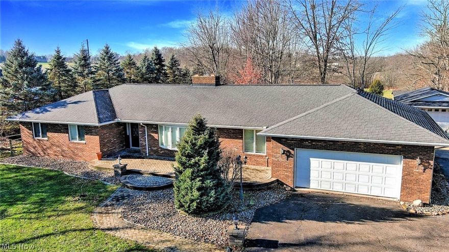 **SPRAWLING RANCH W/3 Bdrms, 2.5 Bathrms Features 2,676 Sq. Ft. + 1,500 W/Carpet & Drop Ceiling In The Basement = Grand Total Of 4,176 Sq. Ft Of Immediate Entertaining Space! *2 CAR Attached + Nice 2 CAR Detached Garage For Mechanic/Auto Lovers! *FIVE (5.08) ACRES OF LAND! *GAZEBO, Fenced In Area Of Yard, Large DECK, Beautiful Front Brick Front, PATIO & Walkway! This Property HAS IT ALL *Updates Include: BRAND NEW $25k SEPTIC SYSTEM 2020, Gazebo ROOF '21, Landscaping & Grading, Tree Removal, LUXURY Plank Flooring, Soft Grey Carpet, Paint, Split Rail Fencing, Lighting, Marble Countertops & More! Eat In Kitchen Opened For Better Flow *HUGE OVERSIZED ROOMS! *Living Rm Bay Window, Brick Double Sided Fireplace (1 Side Woodburner) *Elegant Formal Dining W/Chair Rail & Crown Molding + Chandelier *Large Eat In Kitchen W/Extra Side Buffet Countertop & Cabinets, Subway TILE Backplash, Wine Rack, Recessed & Chandelier Lighting, Fully Applianced PLUS 2 Doors To The Back Deck!! *The Master Bdrm 18x