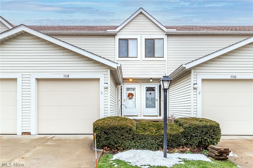 Maintenance free living! Never shovel or cut again! Great unit that backs to private wooded area. Appliances stay including washer, dryer and dishwasher. HOA Fee includes water and sewer. You will have access to the pool, tennis courts, park and a playground. The interior is very clean freshly painted and truly move in ready.