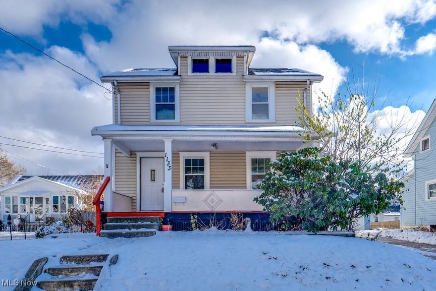 Move right in to this freshly transformed colonial at 1133 Mount Vernon Ave., where head-to-toe updates mean you can skip the project list and start living. Step onto the welcoming front porch, then inside to luxury vinyl plank floors that flow through sun-filled living and dining rooms anchored by a striking stone feature wall. The eat-in kitchen shines with painted cabinetry, new hardware, modern backsplash, and pendant lighting. Upstairs, plush new carpet blankets both bedrooms, each outfitted with stylish light fixtures and ceiling fans, while the fully renovated bathroom boasts a new soaking tub, vanity, fixtures, and tile floor. Recent mechanicals include a new air conditioner, upgraded electrical panel, smart thermostat, and reinforced roof for worry-free ownership. The walk-out basement offers bonus space for a gym, playroom, or workshop, complete with fresh paint and a new gas line hookup. Outside, unwind on the newly stained back deck. Schedule your private showing today and see why this Akron gem checks every box.