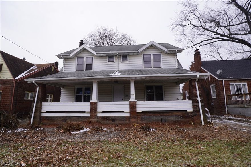 2 Story home with 4 bedrooms and 1 full bath. It has a 2-car detached garage and front porch. Property sold as is. No guarantees. No warranties. Must be pre-approved or show proof of funds.