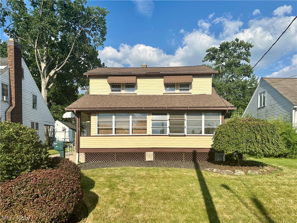 Don't miss out on this charming two-story home nestled in one of Niles' most popular neighborhoods. As you step inside from the enclosed front porch, you're greeted by a spacious formal living room and a formal dining room with new laminate flooring and a wonderful bay window with seat and storage. Both rooms are perfect for entertaining friends and family. The eat-in kitchen is cheerful and bright with fresh paint, brick accents and stainless steel appliances. A lovely staircase leads to three second-floor bedrooms, each with its own unique charm, and a nice three-piece bath. There is a laundry chute on both levels for your convenience. All the interior carpet is less than five years old and one bedroom has newly installed laminate flooring. The basement has been fully waterproofed and offers a laundry area, work benches, ample storage space and the potential to add an additional bath. Outside you'll find a fully fenced backyard, patio area, two-car garage and an oversized driveway providing ample space to park and play. A new roof and gutter guards were installed in 2016. With its charming features and comfortable layout, this house is the ideal place to create lasting memories. Schedule a tour today and see all it has to offer!