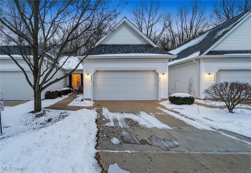 Discover the charm of this beautifully maintained 2-bed, 2-bath ranch style condo in one of Lorain County’s highly sought after communities. The home features 9-foot ceilings, a versatile office/flex room that could easily serve as a third bedroom, and a bright sun room showcasing calming views of the surrounding woods. Designed for both everyday living and entertaining, the open floor plan creates a warm and welcoming atmosphere. The spacious kitchen and adjacent laundry room come complete with appliances that stay. Additional highlights include a two-car attached garage with pull down stairs and generous storage above. Conveniently located near shopping, dining, and major highways, the Cottages of Savannah offer the perfect blend of comfort, privacy, and low maintenance living. Schedule your private tour today.