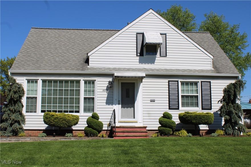 Are you looking to entertain, have privacy, modern amenities, and 3 full bathrooms? Welcome to this beautiful bungalow, offering the perfect combination of everything you desire.  Step inside to discover an inviting open floor plan with tons of natural light, skylights in the kitchen addition, and recessed lighting to showcase the thoughtfully updated finishes throughout. The updated kitchen is a chef’s dream, complete with stainless steel appliances, sleek countertops, and plenty of storage with a moveable island offering extra seating room. The quaint living room area is perfect for unwinding or hosting guests.  The kitchen addition has easy access to the attached deck—an ideal spot for enjoying your morning coffee or evening gatherings. The 2nd floor finished suite features a full bathroom, walk-in closet, and a built in dresser, creating a peaceful retreat that can be used for an owner's suite.   Two additional generously-sized bedrooms are on the first floor with a large full bathroom.  Whether you’re working from home or need extra space, the versatile layout offers flexibility to suit your lifestyle. The basement has a recreation, bar room/entertaining space with a built-in bar ready to host large celebrations and gatherings. The wet bar, two beverage refrigerators and custom surround lighting with color options are an entertainers dream! The laundry room, full bathroom, and storage room finish off the lower level. Outside, the expansive backyard provides plenty of room for outdoor activities, gardening, or simply relaxing on your newly stained deck. The deck is perfect for al fresco dining, summer barbecues, or lounging under the stars.  This home offers both comfort and convenience, with easy access to local amenities, like the Mayfield Heights Aquatic & Community Center, schools, parks, shopping, highways, and more POS compliant. Schedule a tour today! One year home warranty included!