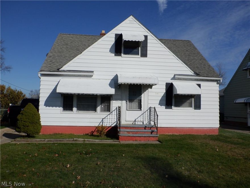 Welcome to this solidly built home that features 3 Bedrooms, 1.5 baths, and a 1 1/2 car garage; The 2nd floor bedroom has a 1/2 bath...Hardwood Floors throughout the main floor, and vinyl flooring in the kitchen, just waiting for your finishing touch...The Finished Basement has a Rec-Room, summer kitchen, shower and laundry area. Also check out the 200' deep lot that has a fenced in backyard and a raised concrete/brick porch that leads to the eat-in kitchen, through sliding glass doors...come and make your appointment today. Investors welcome.