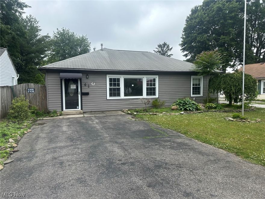 Ranch home with an open floor plan.  Large windows let in lots of natural light. Partially finished detached garage. Fenced yard. This property is eligible under the Freddie Mac First Look Initiative through 07/23/2023. After 07/23/2023, the seller will consider offers from investors. This property is being marketed "with repair". New bathroom, door, new toilet, new rear storm door.