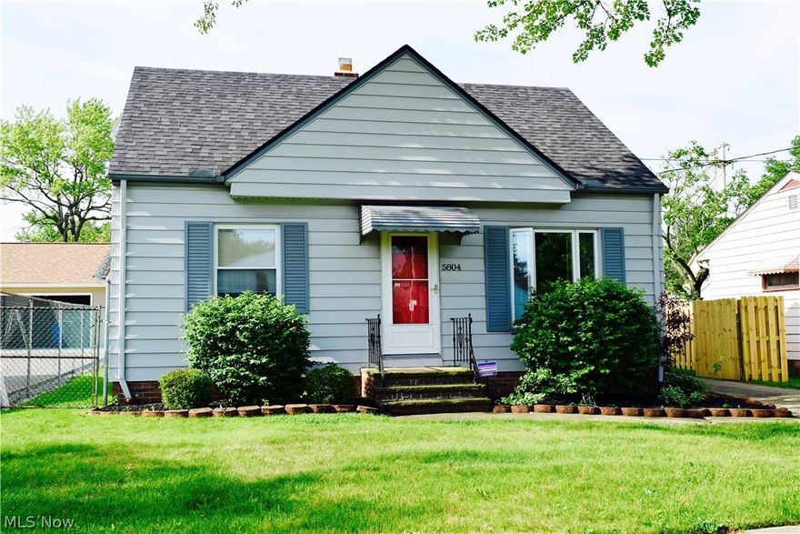 Welcome home to 5804 Biddulph Ave!! This lovely home welcomes you from the moment you step through the front door! Beautifully updated throughout, this 3 bedroom, 1 bath home offers a spacious kitchen with corian countertops, a large master bedroom with an abundance of closet space/storage, wood floors in the great room and 2 first floor bedrooms, and a 2 car garage. An entertainer's dream, as the basement has been partially finished to offer an additional 250 square feet of living space, including a dry bar, and the backyard has recently been fenced in with a beautiful wood fence (May '19).