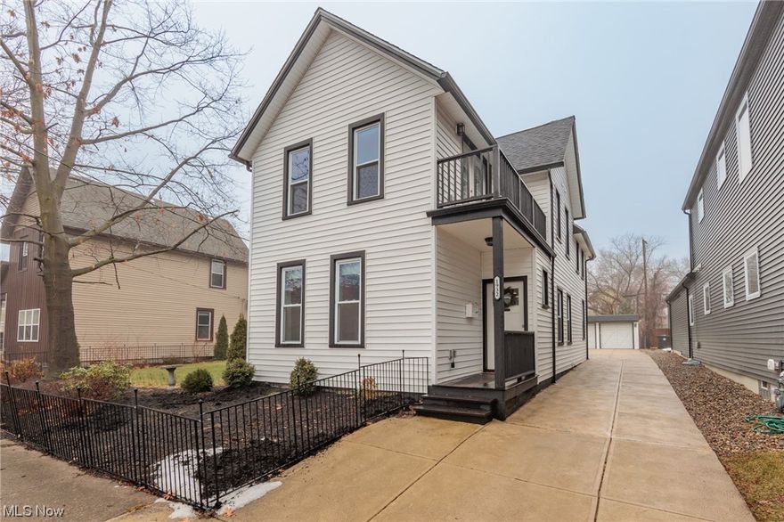 Welcome to 1932 West 48thStreet in Ohio City. This stunning property offers a rare Double Lot providing space for outdoor enjoyment and recreation. Step into the fenced yard, where a covered patio with a stamped concrete pad awaits, inviting you to unwind and entertain in style. Inside, discover a thoughtfully designed interior boasting three bedrooms and three full bathrooms and a half bath. Both second floor bedrooms offer walk-in closets and luxurious en-suite bathrooms and the first floor bedroom is perfect for a home office or guest suite with it's own full bath! The kitchen is a focal point of the home, featuring high ceilings, sleek white quartz counters, stainless steel appliances and ample cabinets for storage. Wood floors on the first floor add warmth and charm to the living space. This energy-efficient home is a savvy investment, with 12 YEARS remaining on its tax abatement. Practicality meets luxury with second-floor laundry, simplifying your daily routine.
When you’re not at home enjoying all that this property has to offer, some of the neighborhoods best restaurants, bars and shops are just steps away including Cent’s pizza, Xinji Ramen, Masons Creamery, Heart of Gold, Judith and many more.
 Seize the opportunity to make this impeccable Ohio City residence your own. 
Schedule a private showing today!