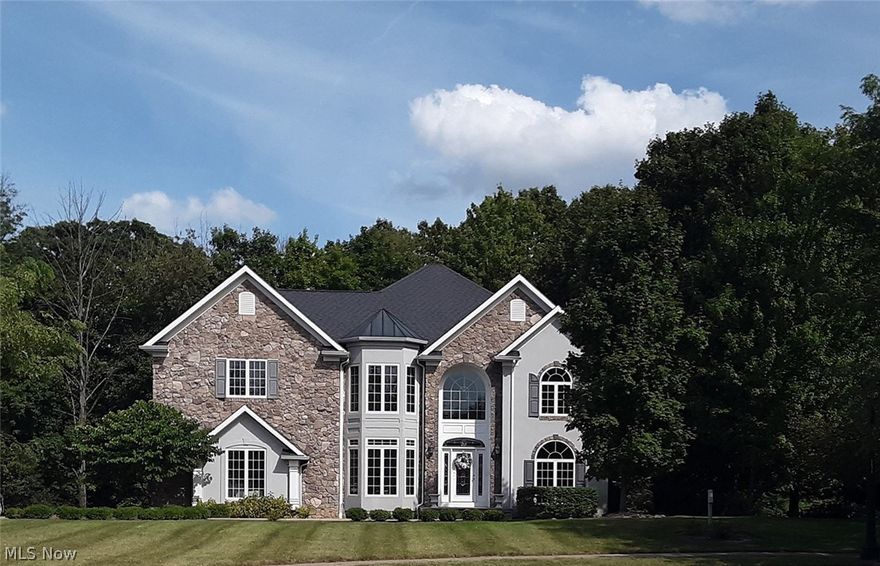 Quality Custom-Built Home In Cuyahoga Falls - 3,400 SF – Built in 2007 – Walkout Basement - 4 Bedrooms – 3 Full Baths – Summit Co., OH - ABSOLUTE AUCTION, all sells to the highest bidder on location: TUESDAY – OCTOBER 15, 2019 – 6:00 PM. Real estate features a 3,400+ SF custom-built home and 3-car attached finished garage. The main level has a custom floor-to-ceiling kitchen w/ granite counters, breakfast bar, center island w/ range top, and SS appliances. Beautiful Florida room w/ loads of natural sunlight. Vaulted ceiling and custom stone fireplace. 2-story living room w/ beautiful décor fireplace, 16’ floor-to-ceiling windows and French doors, and hardwood floors. The first floor also features a full bath, laundry room, office, and formal dining room. 4 bedrooms upstairs, master bed w/ master bath, additional full bath, and an upstairs loft overlooking the living room. Curved staircase from the front foyer. Full basement w/ gas FA furnace and central air. Walkout unfinished basement