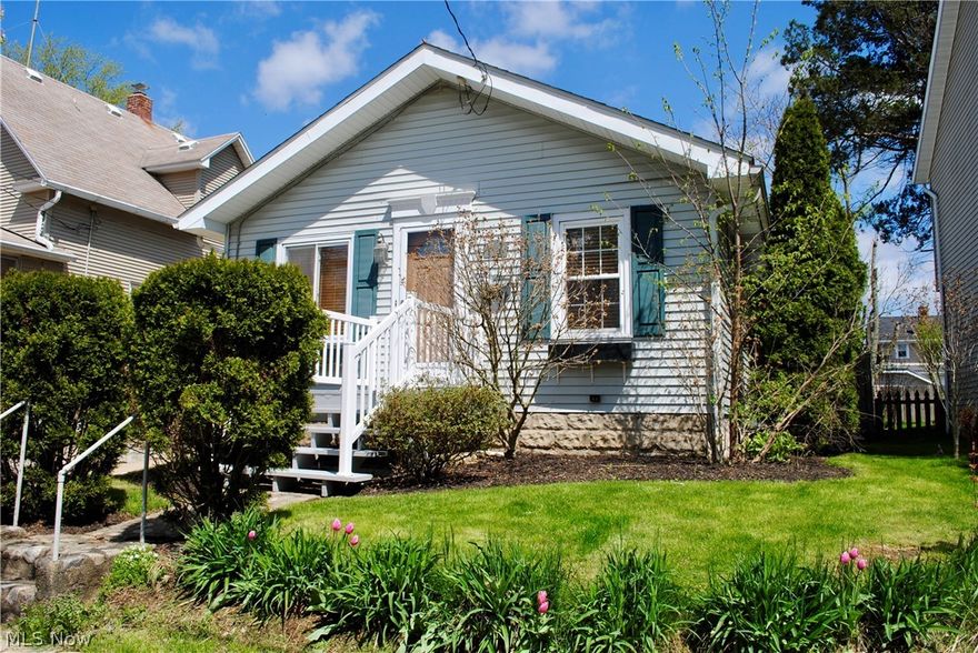 Cute and beautifully maintained 2 BR, 1 BA home on a quiet street in Akron's North Hill neighborhood. Charm of a quaint home with many updates, including fully renovated bathroom, new furnace and central air installed in 2013, and new Timberline roof and hot water tank in 2014. Brand new carpet and fresh paint (kitchen, living room, master bedroom, and all trim) in January 2019. All appliances stay including refrigerator, over-the-range microwave, washer, dryer, and newer double oven (2017)! Paved driveway has turn-around for plenty of parking space and the fenced-in backyard features a storage shed. Move in by spring to enjoy the peonies, day lilies, and alyssum in the beautiful front yard. Conveniently located less than five minutes from Route 8 for easy access to 76, 77, and the Ohio Turnpike, and less than ten minutes from shopping on Howe Ave or at Portage Crossing. This property is so affordable and easy to maintain...why are you still paying rent?? Seller will contribute $1,000