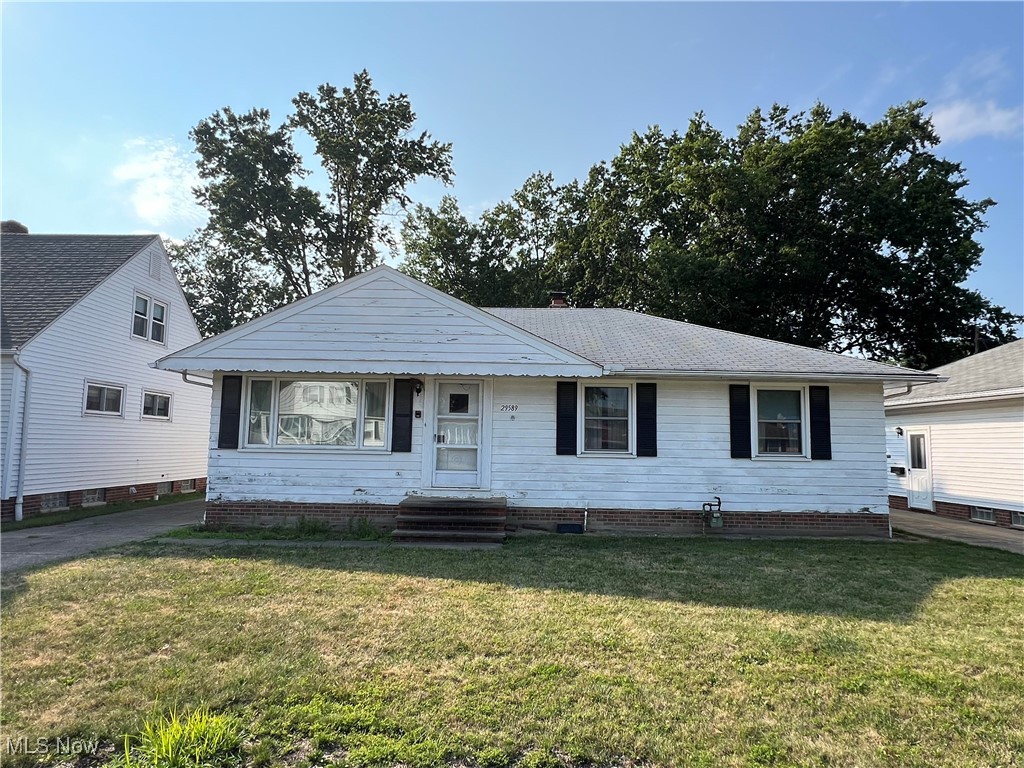 This charming three-bedroom, one-and-a-half-bath ranch home is nestled in a desirable neighborhood of Wickliffe, Ohio, offering a perfect blend of comfort and potential. As you enter, you’ll discover spacious living room and a well-designed layout that maximizes living space. The main living room, family room, and all three bedrooms feature hardwood floors underneath the carpet, providing an excellent foundation for your personal touch. The inviting atmosphere is complemented by a covered patio in the backyard, ideal for outdoor entertaining or relaxing in the serene green space. This property is a fantastic starter home that awaits your creative updates and tender loving care (TLC). With its ample space and great location, this home is ready to become your perfect retreat. Don't miss the opportunity to make it your own!