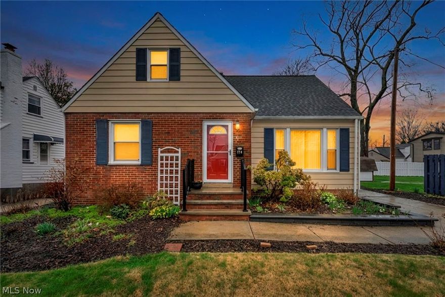 Welcome to this beautifully remodeled bungalow in Willowick, where modern updates meet timeless charm! This move-in ready home offers 3 spacious bedrooms and 2 full baths across 1,553 sq. ft. of thoughtfully updated living space. The exterior features a classic combination of brick and vinyl siding for both durability and curb appeal. Inside, you will find a completely refreshed interior designed for comfort and style. The finished lower level provides additional living or entertainment space and includes a convenient half bath. Step outside to enjoy the backyard retreat, complete with a charming gazebo, perfect for relaxing or hosting gatherings. A 2-car detached garage adds extra convenience and storage. This turnkey home is a must-see for buyers looking for quality updates and a great location! updates: 2015 New half bath in basement and cabinets on utility side, 2018 new second floor bath, siding and windows on garage, 2019 new stove and fridge, 2021 new water heater, new gazebo and stamped concrete patio, new carpet in basement, 2022 new kitchen with Bosch dishwasher, new disposal, 2024 main bath remodel, new speed queen washer and dryer, 2025 new LVT kitchen and foyer flooring, new storm doors, 2007 roof and windows, 2004 furnace and AC. Schedule a showing today!