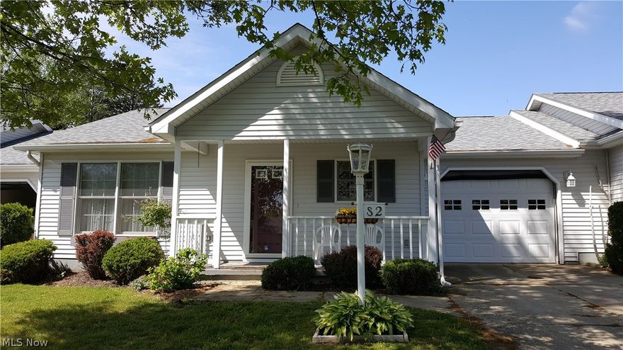 DOWNSIZING?  This one is for you... This 1998 2 Bedroom Town home  is in MINT condition and partially furnished (tagged items go with Seller). Seller is relocating "out of State".  It has had only two owners and occupants in that time. First occupied by a former builder and meticulous housewife, the place shows no signs of wear as it has been redone and excellently maintained since 2012 by the Seller. This town home features a single car garage 14'x24'' room for a bench or cabinets in front of car. You enter into a kitchen/dinette with plenty of room under a chandelier for the Colonial Plank Table and Benches. It has a very functional kitchen/w an island and L-shape cabinetry with SS /ref, SS range,and SS dishwasher. The front door enters into the kitchen with entry closet flanked by a half bath and a washer/dryer closet including a stacking w/d unit. The beautiful and spacious living room 16'x17' features a gas fireplace trimmed in oak matching the rest of the trim, ceiling fan and ho