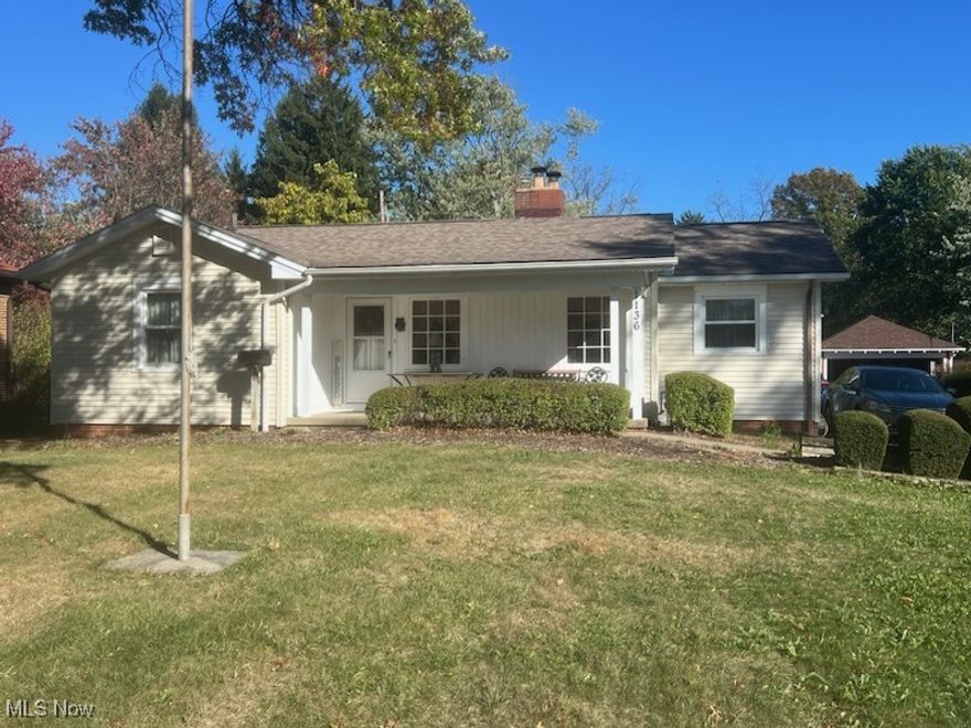 A MUST-SEE!  City home with country charm along with 3 Bed/2 Full Bath, 2 Fireplaces (wood burning & a gas), newly built 2-car garage on nearly half an acre with a fenced-in backyard.  An oversized building for storage or addt'l garage space.  Close to shopping, restaurants, medical care and University of Mt. Union.  If you love private backyards, front & back porches, daily deer visits then this home is for you! See it before it's gone!