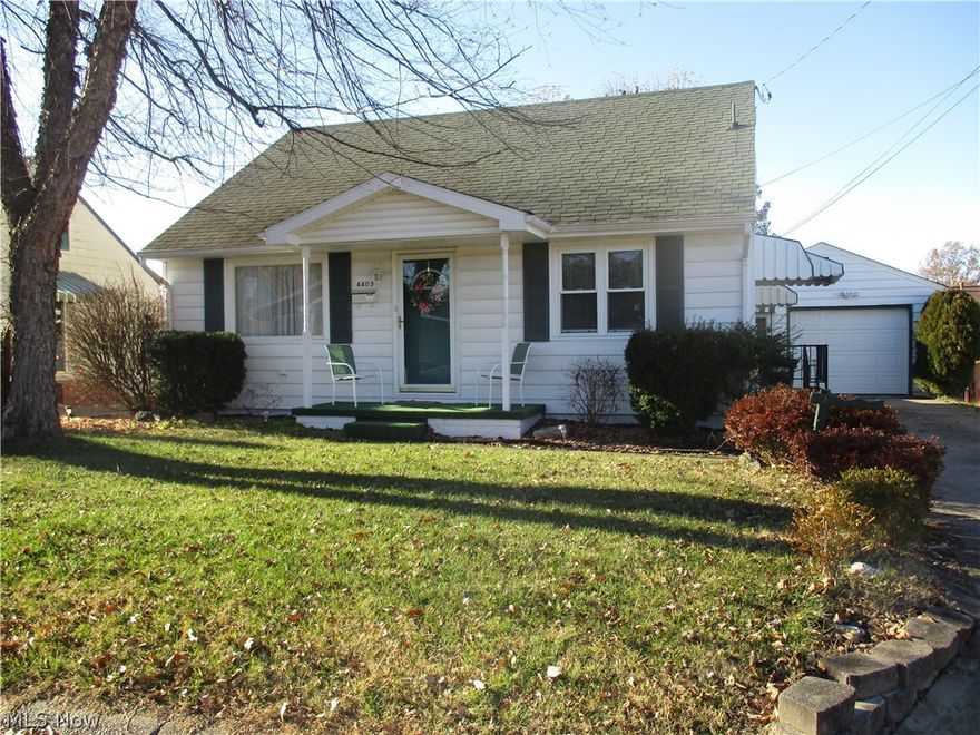 Very nice smaller starter home with a small yard and over size one stall garage. There is also a small storage shed attached to the back of the garage. All appliances convey with deed. There is a 29 x 10 carpeted bonus room on the second level that could be used as a 3rd bedroom or a home office. The home is being offered *** AS IS ***