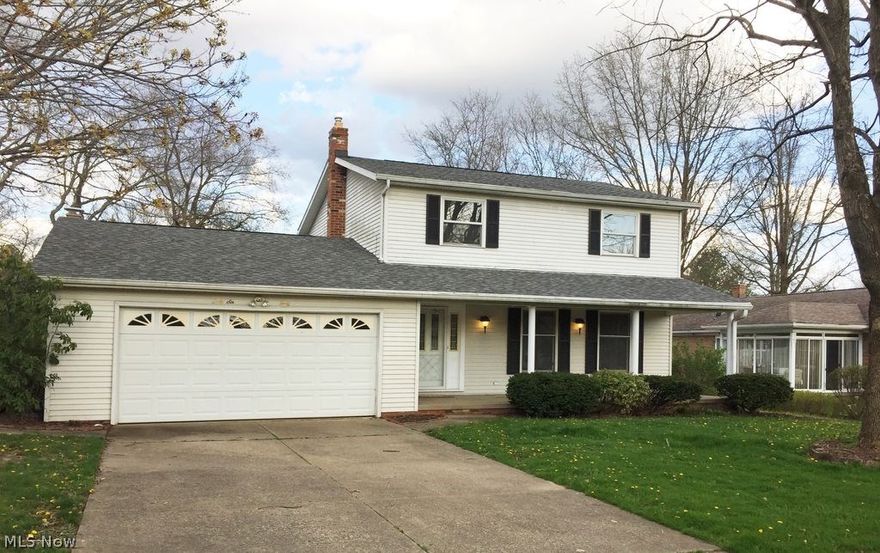 What a nice house in a great location! Easy access to Expressway, Stark Parks walking paths, Gervasi Winery, libraries and schools. This updated 3 bedroom, 3 bath home features newer roof shingles, central A/C, carpeting, finished recreation room, and 2nd floor main bath. This spacious home has a large eat in kitchen as well as a formal dining room.The nice sized family room located off of the kitchen has a fireplace with insert and leads to the private rear yard. 
The master suite has a full bath and double closets. A whole house attic fan is an added bonus for hot days.
Immediate possession so that you can get squared away before the start of the new school year.