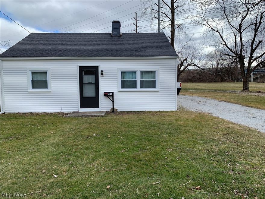 This is a great starter home that is in move in condition. This ranch has new windows and siding and a good roof. The furnace and air conditioning unit were put in 3 years ago. Two remodeled full baths with ceramic tile. You can just move in and relax.