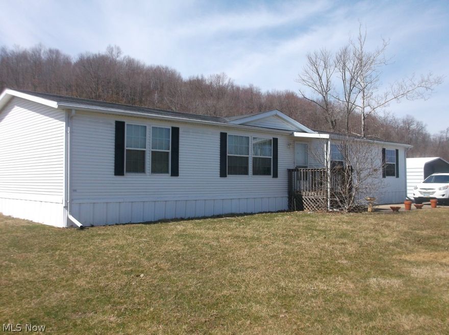 This is a beautiful manufactured home approximately 1440 sq. ft. newer carpeting throughout. 3 or 4 bedrooms, 2 1/2 bath, move-in conditions. This is on a rental lot at $225.00 per month located at a Dead End Lot. This home can stay at its current location but can be moved if you desire.
