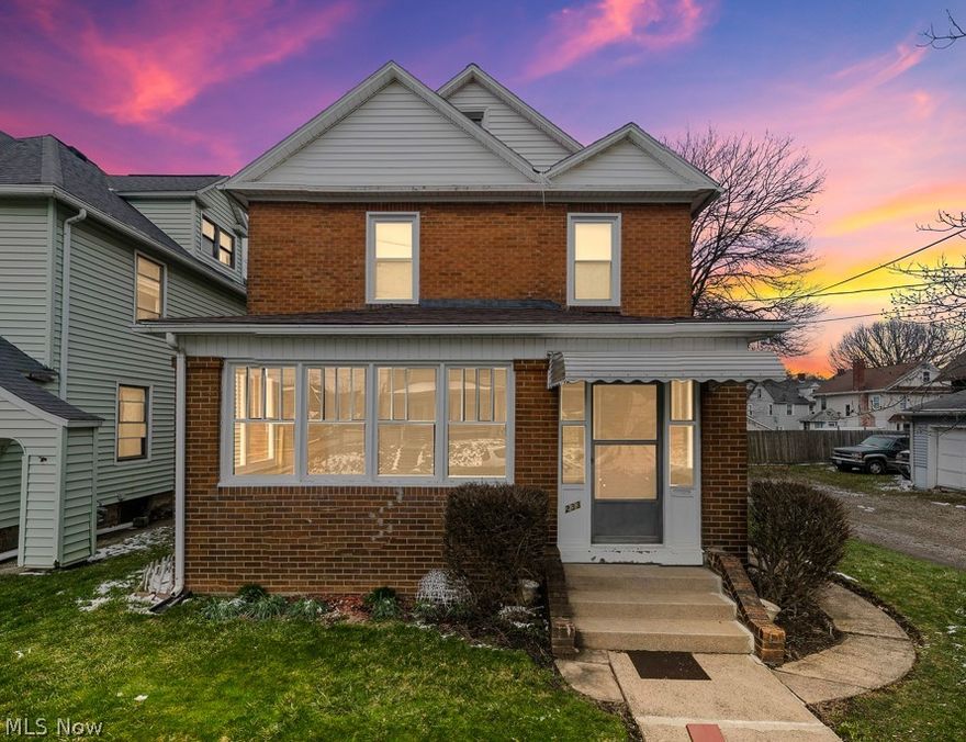 The space in this home is amazing. Rooms very spacious, freshly painted throughout, waiting for that perfect buyer to just move in and enjoy. Some newer floor coverings added. windows approximately 5 years old. 1 1/2 baths. The living room and dining room perfect for those family gatherings with high ceilings, eat in kitchen includes breakfast nook. 3 bedrooms on 2nd floor, master has walk-in closet, the 3rd floor is amazing storage bonus room. Enclosed front porch. Heated 5 car garage. With an attached patio, the fence yard adds so much privacy. All sizes ages and square feet are estimate.