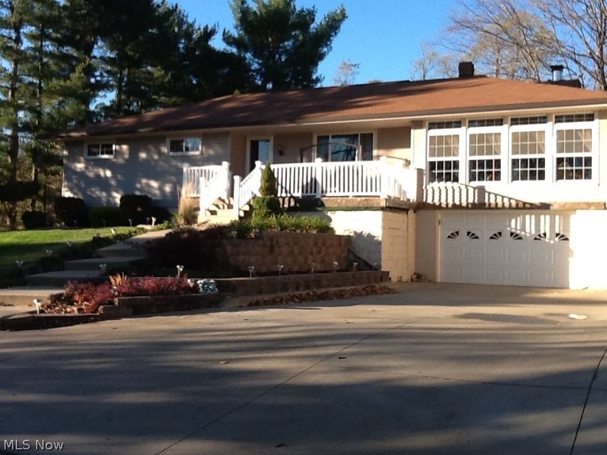 Come see this large 4-5 bedroom ranch on a 2.1 acre corner lot in Liverpool township. Large living room with a wall of windows and a stone wall with fireplace and mantle. Large kitchen with a breakfast bar that opens to a large living room with oak trim. 3 bedrooms and full bath upstairs. Large finished basement with an additional 1-2 bedrooms and full bath and large living space or playroom, newer furnace/AC, hot water tank & windows. Aeration system installed in 2013. Bonus 2 bedrooms rented apartment above 2 car garage included. Don't miss out on this one!